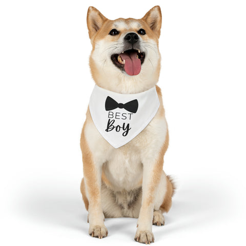 Best Boy Pet Bandana Wedding Day Outfit