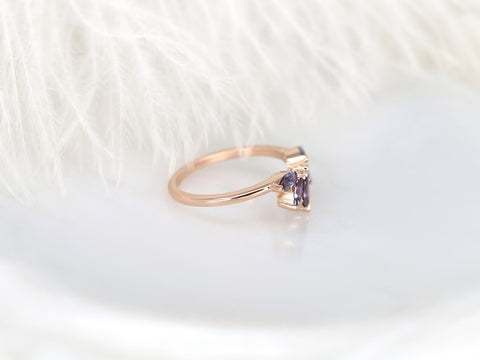 Cardi 14kt Marquise Alexandrite Nesting Ring