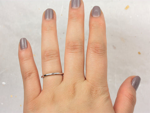 14kt PLAIN Matching Band to Dakota Gold Ring