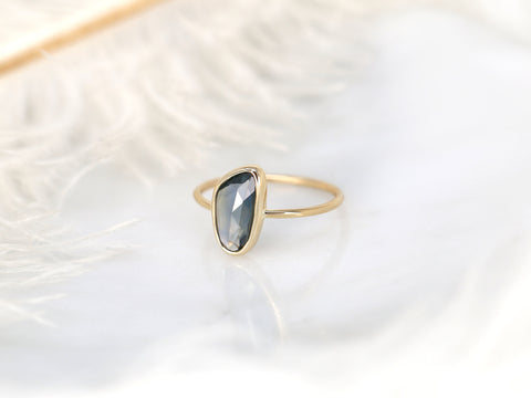 1.51ct Ready to Ship Donatella Pebble 14kt Lavender Blue Sapphire Ring,Unique Sapphire Ring,Bezel Set Ring,Minimalist Ring,Dainty Ring