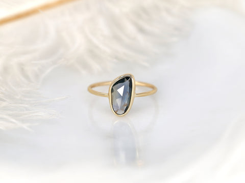 1.51ct Ready to Ship Donatella Pebble 14kt Lavender Blue Sapphire Ring,Unique Sapphire Ring,Bezel Set Ring,Minimalist Ring,Dainty Ring