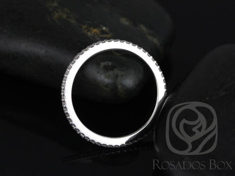 Ready to Ship 14kt Matching to Band to Marcelle/Blake (Size 6) FULL Eternity Ring - Rosados Box