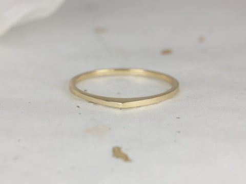 Ultra Petite Edo PLAIN 14kt Guitar Pick Ring,Stacking Ring,Petite Gold Ring,Unique Gold Ring,Gift For Her,Dainty Ring,Birthday Gift