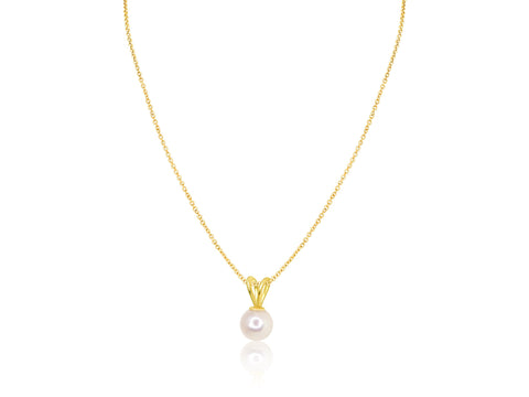 Tory 14kt Gold Akoya Pearl Necklace - Rosados Box