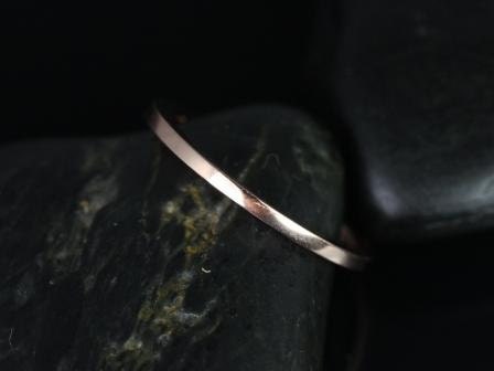 Ready to Ship 14kt ROSE Gold Matching to ALL Barra/Bella/Kitana/Celeste Plain Wedding Ring - Rosados Box