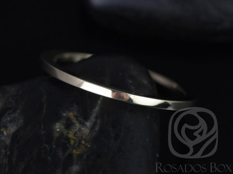 Classic Plain Wedding Band Matching to ALL Barra/Bella/Kitana/Celeste,14kt Solid Gold,Rosados Box